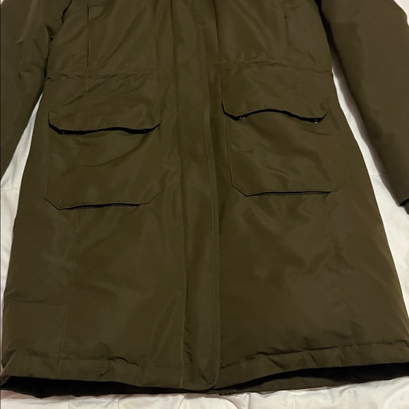 Columbia Olive Green Ski & Snow Jacket with Fur Hood - Picture 3 of 16